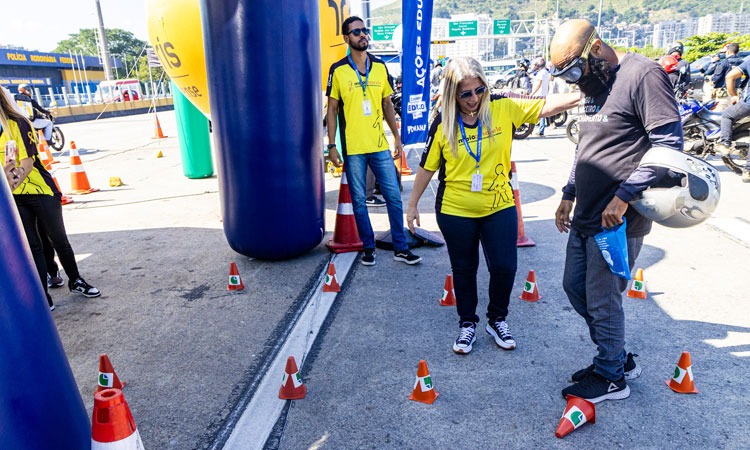 usuário participando da ação