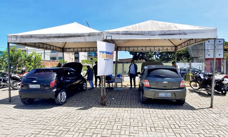 Nova data de serviço de vistoria itinerante