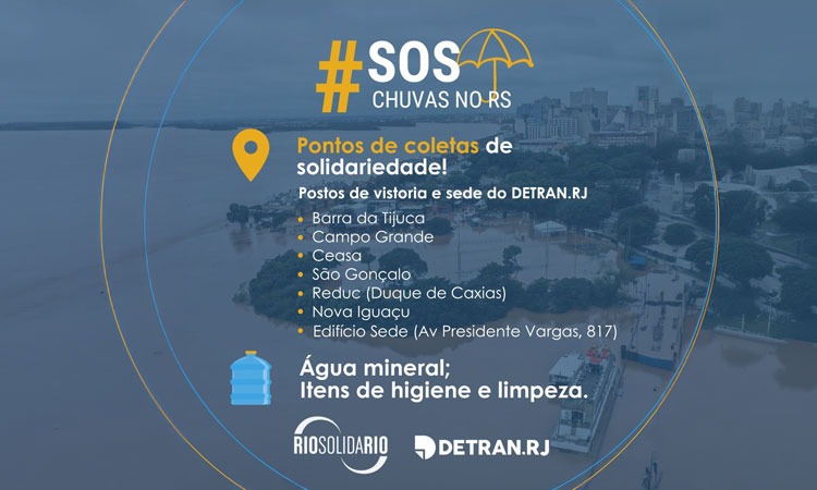 banner: SOS Chuvas no Rio Grande do Sul