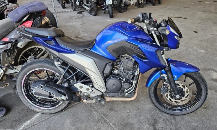 Moto apreendida pela Corregedoria do Detran